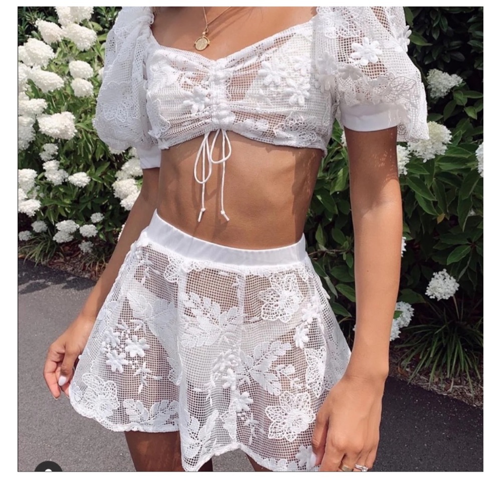 For Love And Lemons Daisy Crochet Set